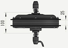 1000w electric motor 3D drawing