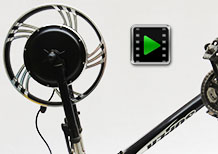 18 inch 1000w bicycle motor video