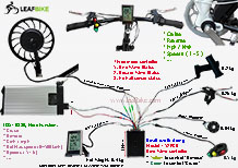 20 inch front hub motor electric bike conversion kit wire diagram