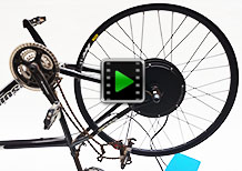 29 inch 1500w rear hub motor electric bike conversion kit video