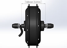 20 inch 48V 52V 2000W front hub motor drawing 20 inch 48V 52V 2000W front hub motor drawing